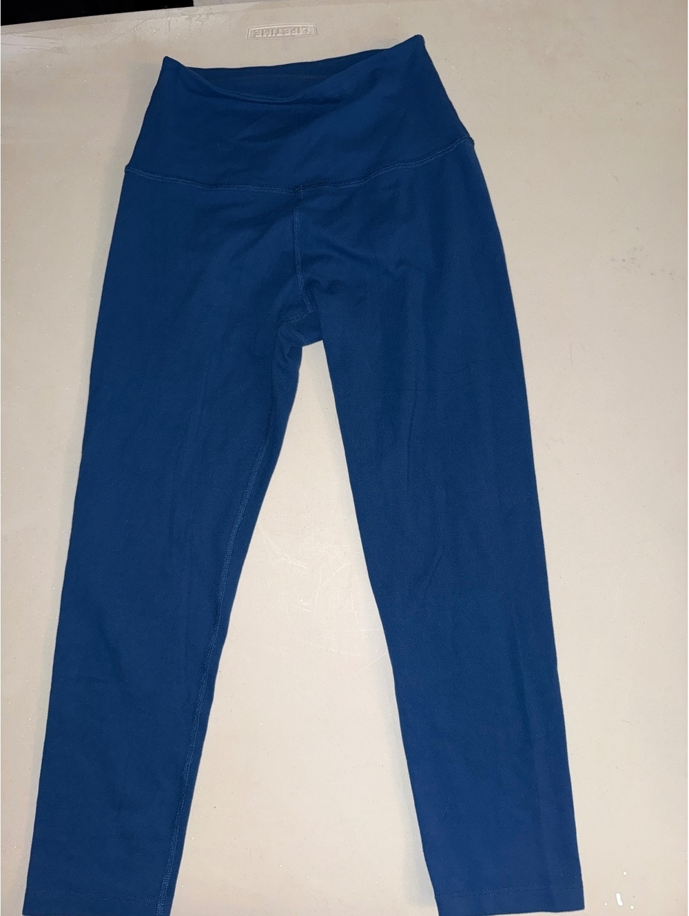 Beyond yoga, blue crop leggings size medium